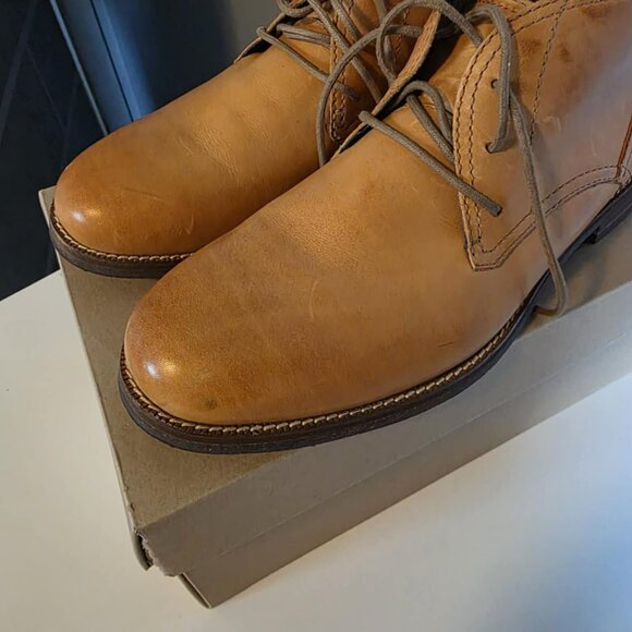 Cole Haan Tan Leather Men's Boots - Picture 4 of 13